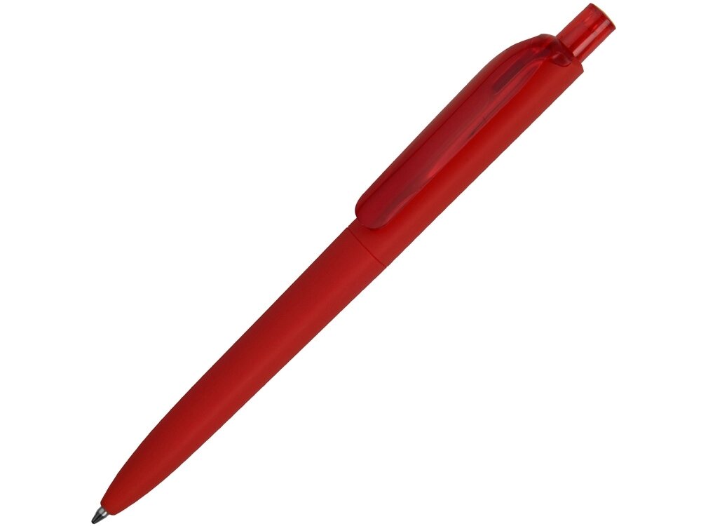 Ручка шариковая Prodir DS8 PRR софт-тач, красный от компании ТОО VEER Company Group / Одежда и сувениры с логотипом - фото 1