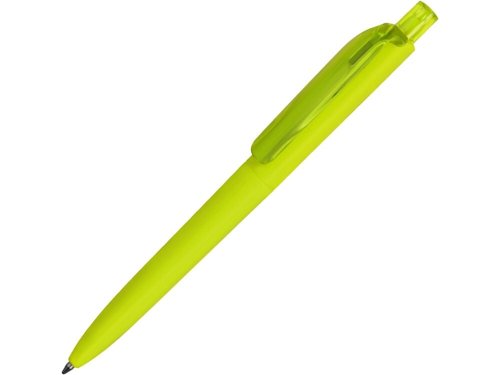 Ручка шариковая Prodir DS8 PRR софт-тач, лайм от компании ТОО VEER Company Group / Одежда и сувениры с логотипом - фото 1