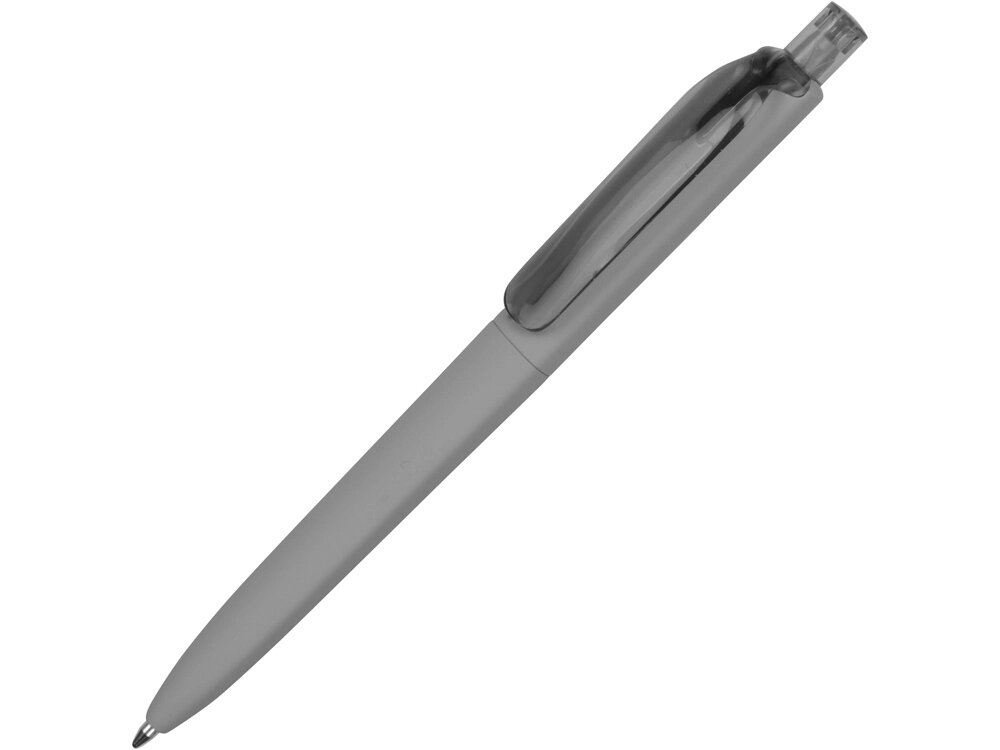 Ручка шариковая Prodir DS8 PRR софт-тач, серый от компании ТОО VEER Company Group / Одежда и сувениры с логотипом - фото 1
