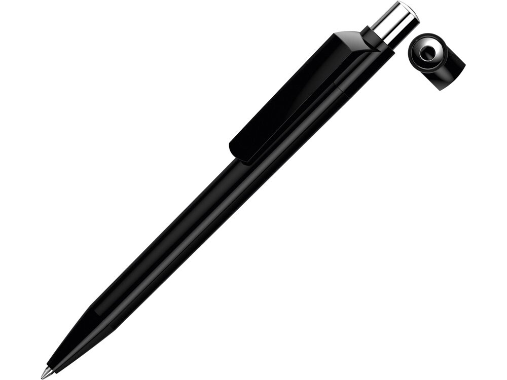 Ручка шариковая UMA ON TOP SI F, черный от компании ТОО VEER Company Group / Одежда и сувениры с логотипом - фото 1