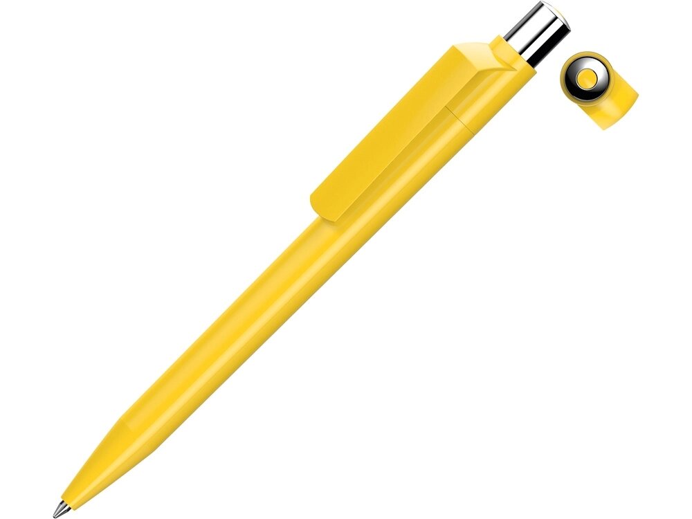 Ручка шариковая UMA ON TOP SI F, желтый от компании ТОО VEER Company Group / Одежда и сувениры с логотипом - фото 1