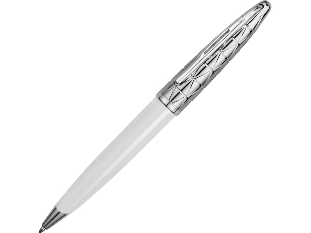 Ручка шариковая Waterman модель Carene Contemporary White ST от компании ТОО VEER Company Group / Одежда и сувениры с логотипом - фото 1