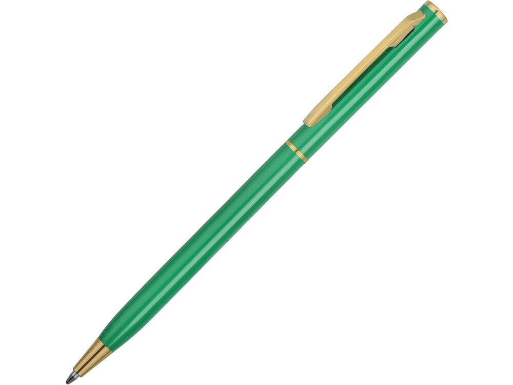 Ручка шариковая Жако, зеленый классический от компании ТОО VEER Company Group / Одежда и сувениры с логотипом - фото 1