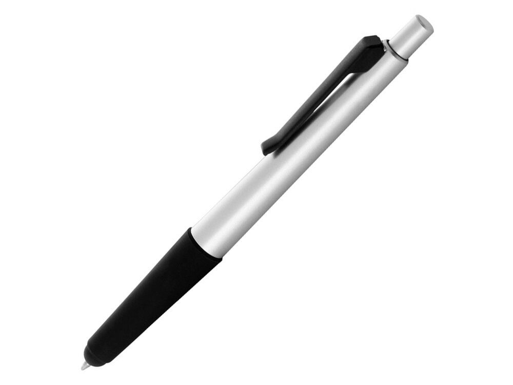 Ручка - стилус Gumi, серебристый, черные чернила от компании ТОО VEER Company Group / Одежда и сувениры с логотипом - фото 1