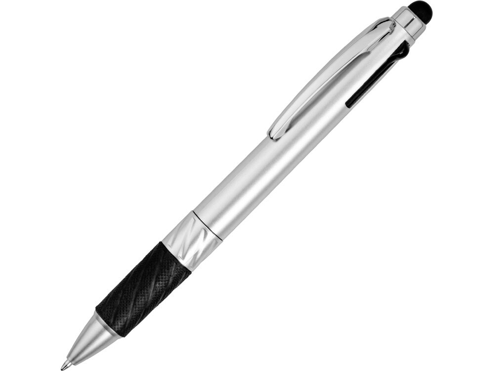 Ручка-стилус шариковая Burnie, белый от компании ТОО VEER Company Group / Одежда и сувениры с логотипом - фото 1