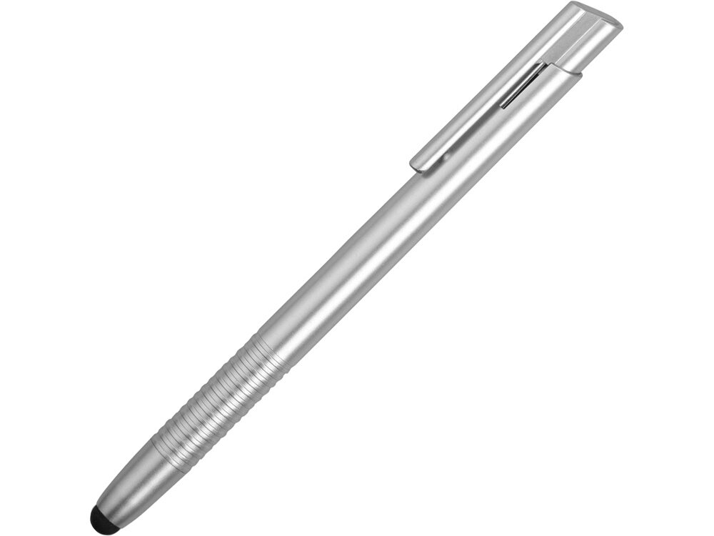 Ручка-стилус шариковая Giza, серебристый от компании ТОО VEER Company Group / Одежда и сувениры с логотипом - фото 1