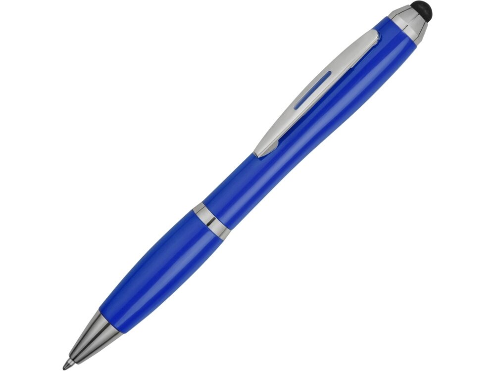 Ручка-стилус шариковая Nash, ярко-синий от компании ТОО VEER Company Group / Одежда и сувениры с логотипом - фото 1