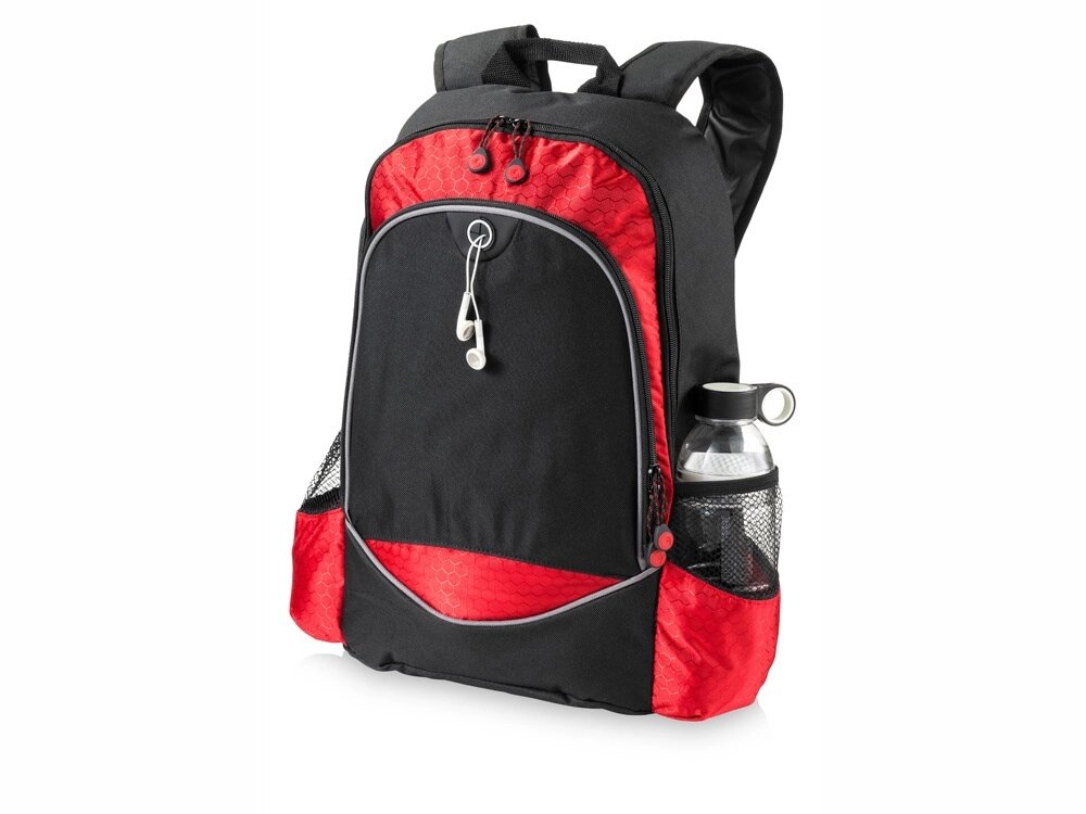 Рюкзак Benton для ноутбука 15, черный/красный от компании ТОО VEER Company Group / Одежда и сувениры с логотипом - фото 1