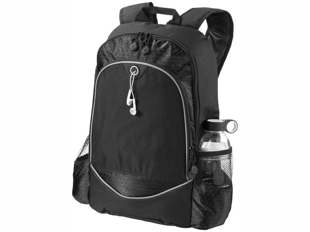 Рюкзак Benton для ноутбука 15, черный от компании ТОО VEER Company Group / Одежда и сувениры с логотипом - фото 1