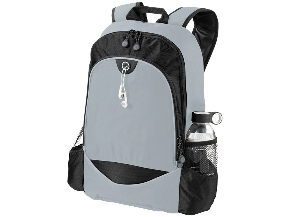 Рюкзак Benton для ноутбука 15, серый от компании ТОО VEER Company Group / Одежда и сувениры с логотипом - фото 1
