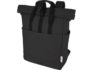 Рюкзак для 15-дюймового ноутбука Joey объемом 15 л из брезента, переработанного по стандарту GRS, со сворачивающимся
