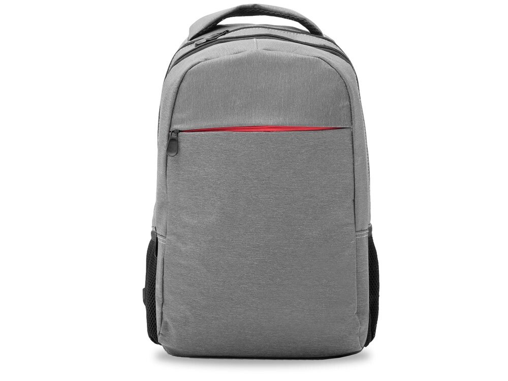 Рюкзак для ноутбука CHUCAO из полиэстера, серый меланж от компании ТОО VEER Company Group / Одежда и сувениры с логотипом - фото 1