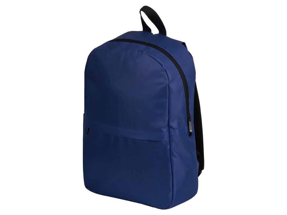 Рюкзак для ноутбука Reviver из переработанного пластика, темно-синий от компании ТОО VEER Company Group / Одежда и сувениры с логотипом - фото 1