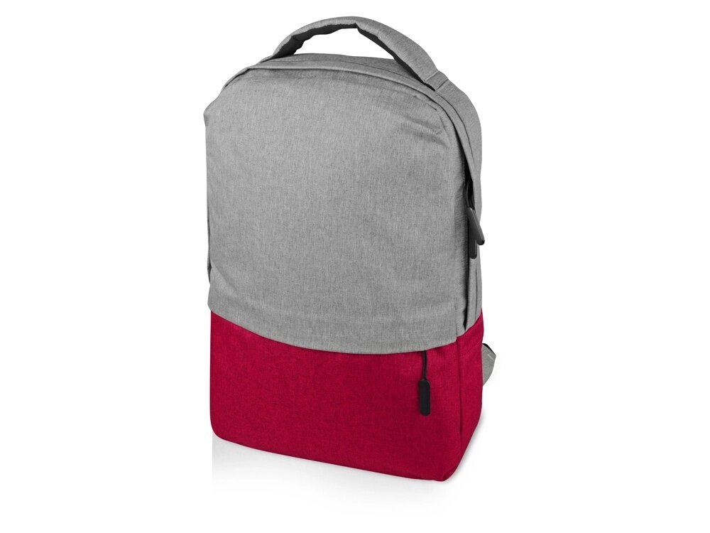 Рюкзак Fiji с отделением для ноутбука, серый/красный 207C от компании ТОО VEER Company Group / Одежда и сувениры с логотипом - фото 1