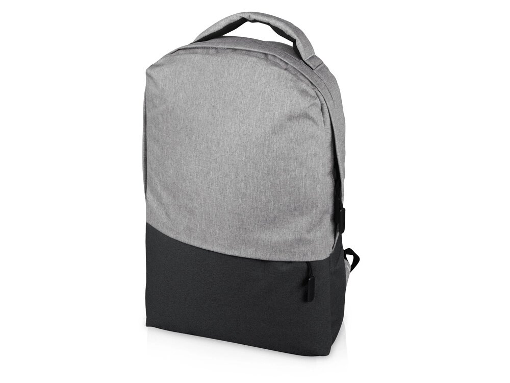 Рюкзак Fiji с отделением для ноутбука, серый/темно-серый (Cool gray 7C/432C) от компании ТОО VEER Company Group / Одежда и сувениры с логотипом - фото 1