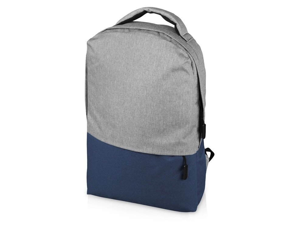 Рюкзак Fiji с отделением для ноутбука, серый/темно-синий 2747C от компании ТОО VEER Company Group / Одежда и сувениры с логотипом - фото 1