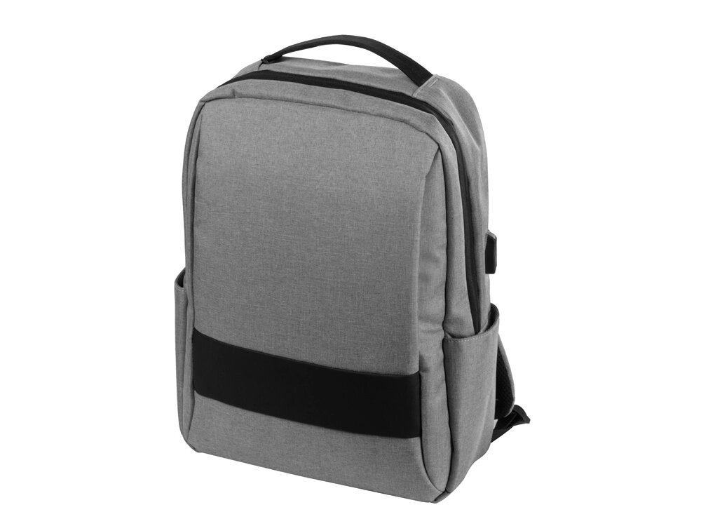 Рюкзак Flash для ноутбука 15'', светло-серый от компании ТОО VEER Company Group / Одежда и сувениры с логотипом - фото 1