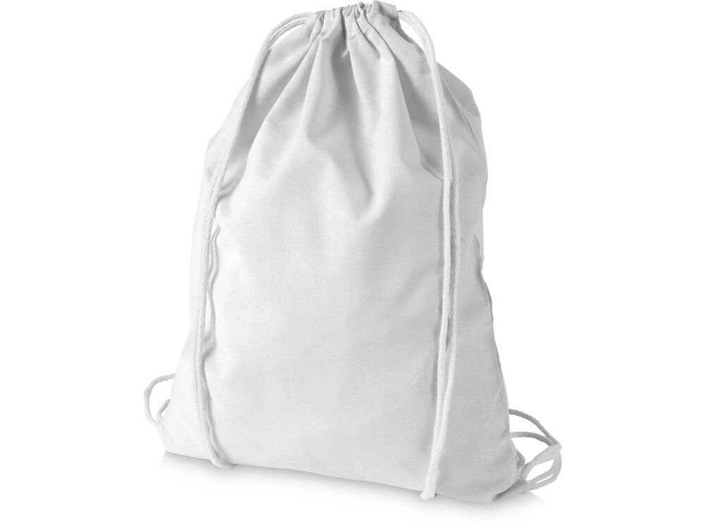 Рюкзак хлопковый Oregon, белый от компании ТОО VEER Company Group / Одежда и сувениры с логотипом - фото 1