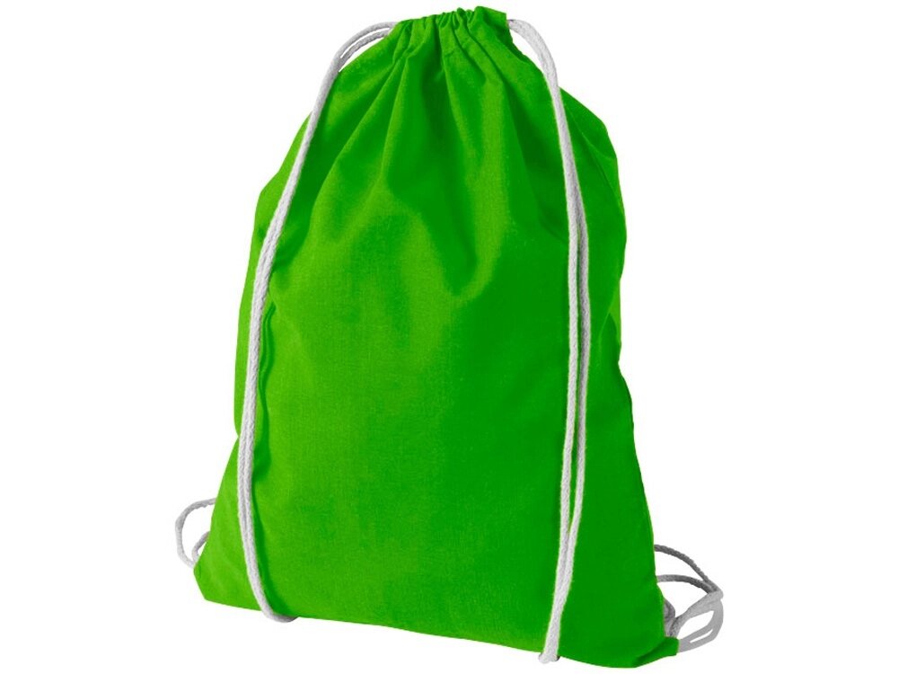 Рюкзак хлопковый Oregon, лайм от компании ТОО VEER Company Group / Одежда и сувениры с логотипом - фото 1