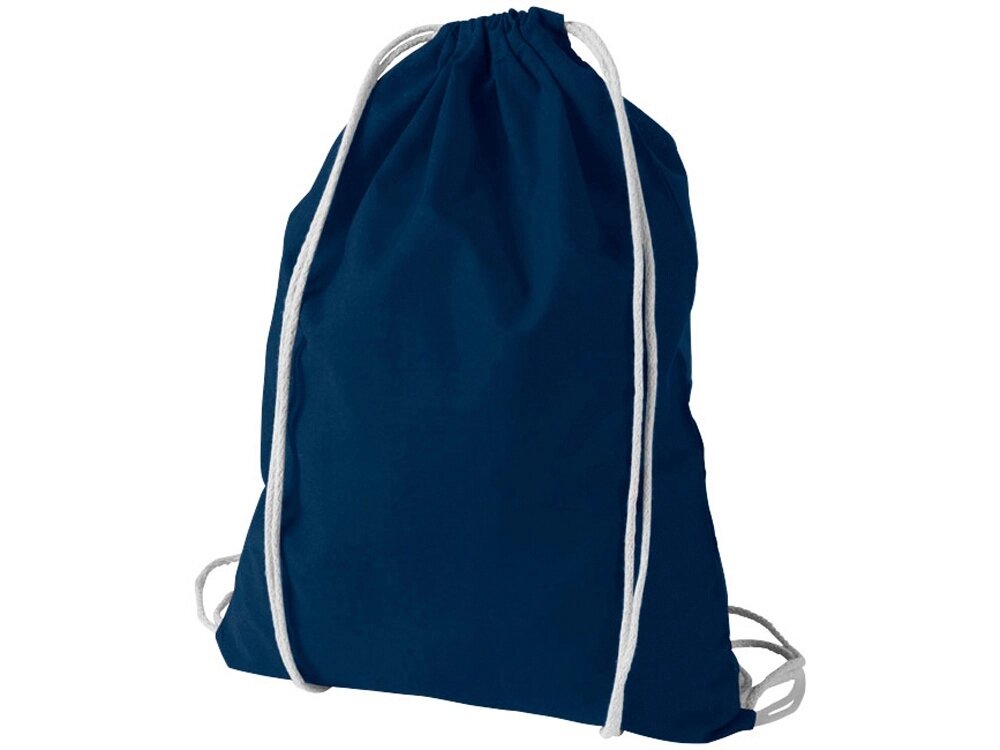 Рюкзак хлопковый Oregon, темно-синий от компании ТОО VEER Company Group / Одежда и сувениры с логотипом - фото 1