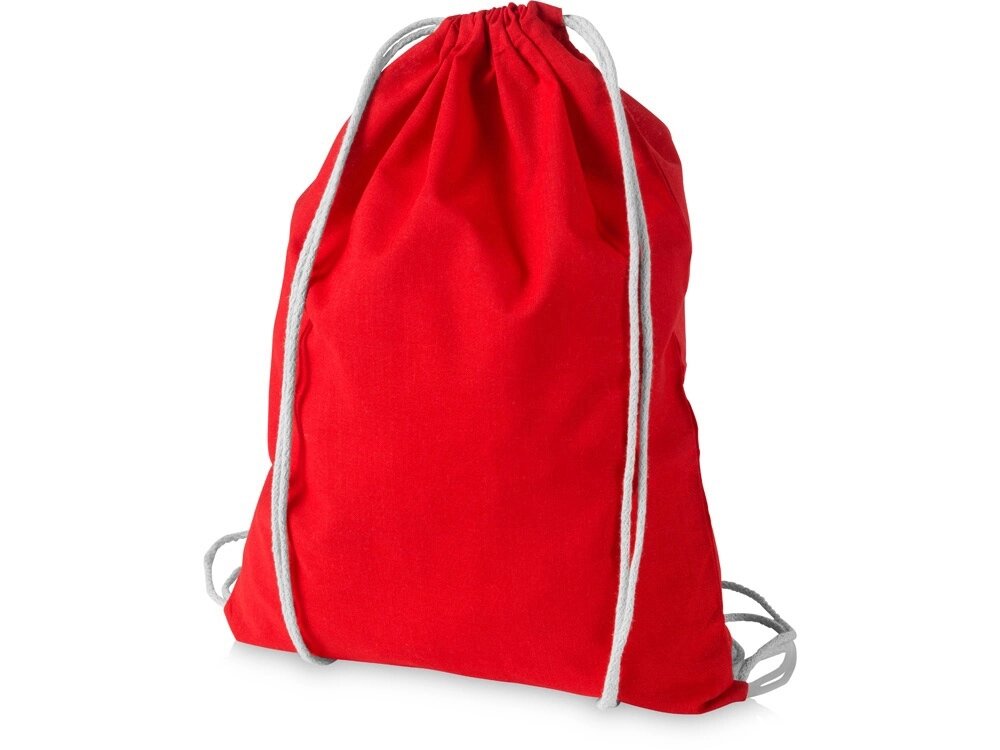 Рюкзак хлопковый Reggy, красный от компании ТОО VEER Company Group / Одежда и сувениры с логотипом - фото 1