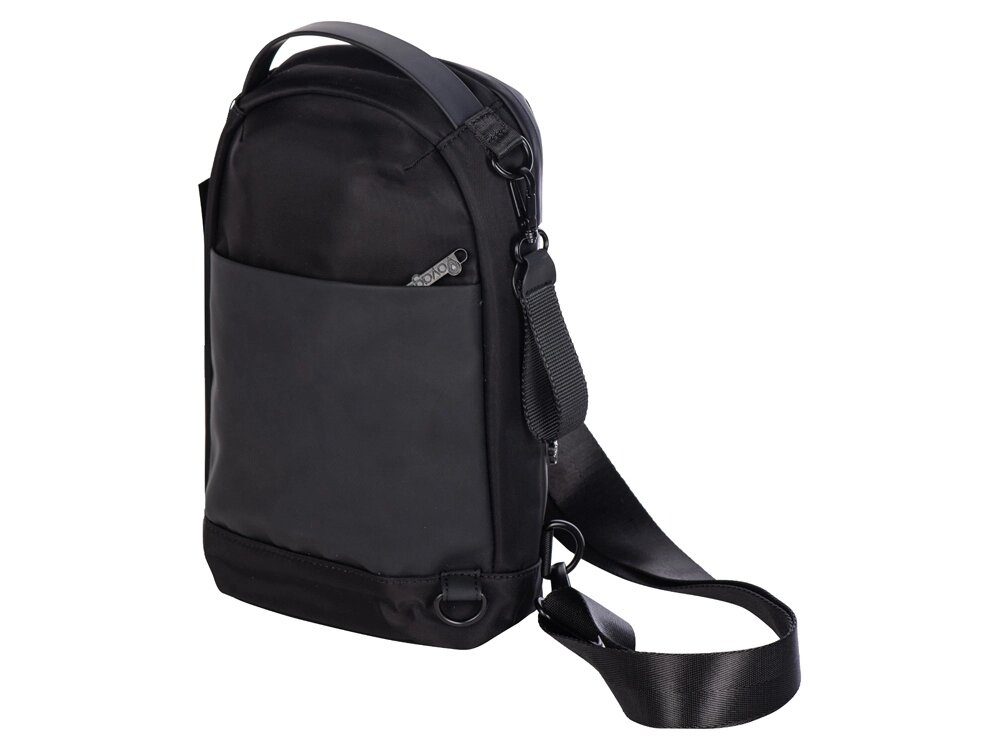 Рюкзак на одно плечо Silken, черный от компании ТОО VEER Company Group / Одежда и сувениры с логотипом - фото 1