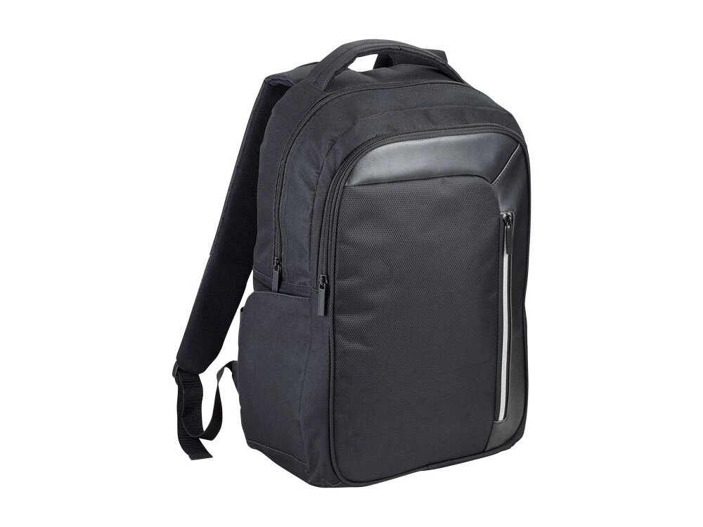 Рюкзак Ravy для ноутбука 15.6 с защитой RFID, черный от компании ТОО VEER Company Group / Одежда и сувениры с логотипом - фото 1