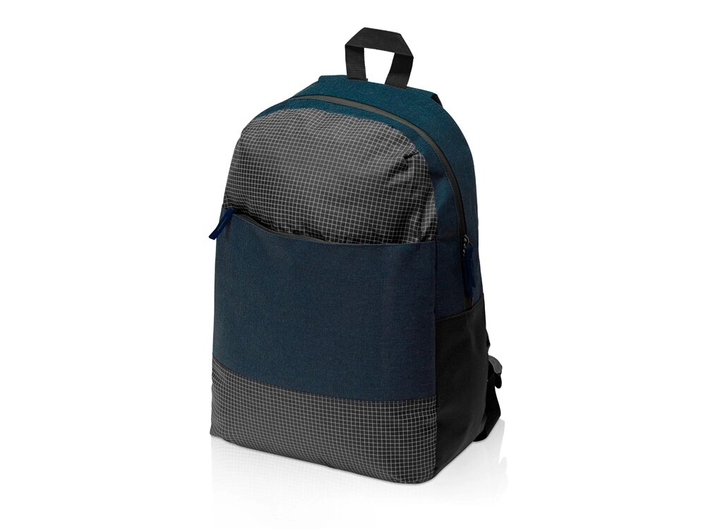 Рюкзак Reflex для ноутбука 15,6 со светоотражающим эффектом, синий от компании ТОО VEER Company Group / Одежда и сувениры с логотипом - фото 1
