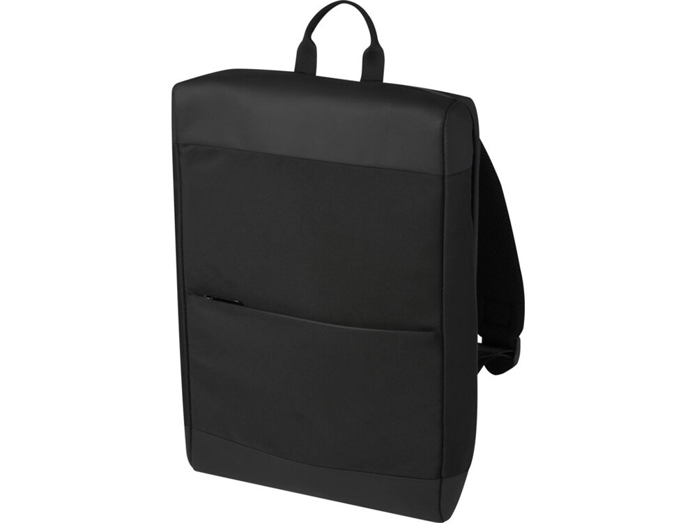 Рюкзак Rise для ноутбука с диагональю экрана 15,6 дюйма, изготовленный из переработанных материалов согласно стандарту от компании ТОО VEER Company Group / Одежда и сувениры с логотипом - фото 1