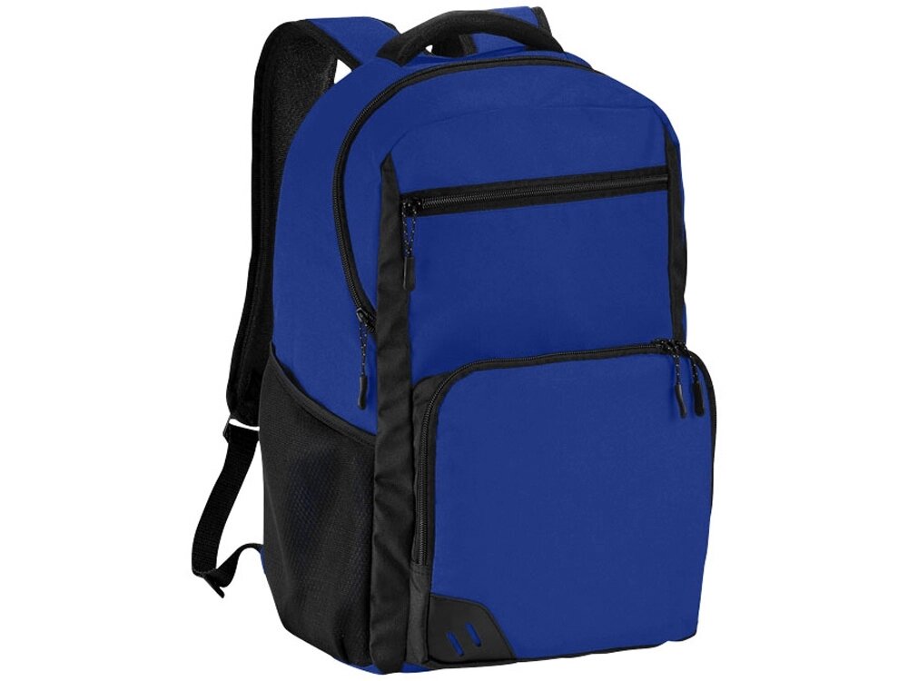 Рюкзак Rush для ноутбука 15,6 без ПВХ, ярко-синий/черный от компании ТОО VEER Company Group / Одежда и сувениры с логотипом - фото 1