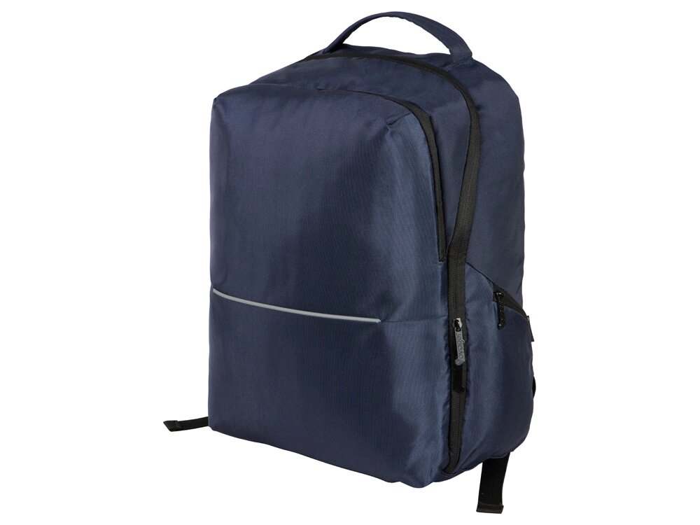 Рюкзак Samy для ноутбука 15.6, темно-синий от компании ТОО VEER Company Group / Одежда и сувениры с логотипом - фото 1