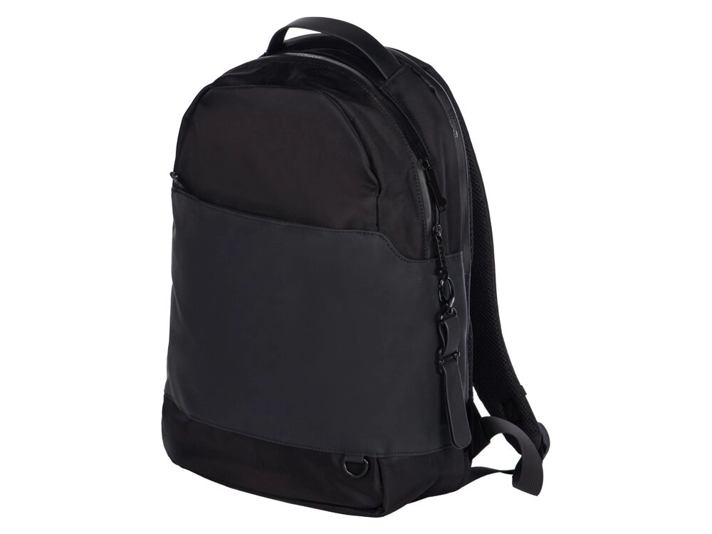Рюкзак  Silken для ноутбука 15,6'', черный от компании ТОО VEER Company Group / Одежда и сувениры с логотипом - фото 1