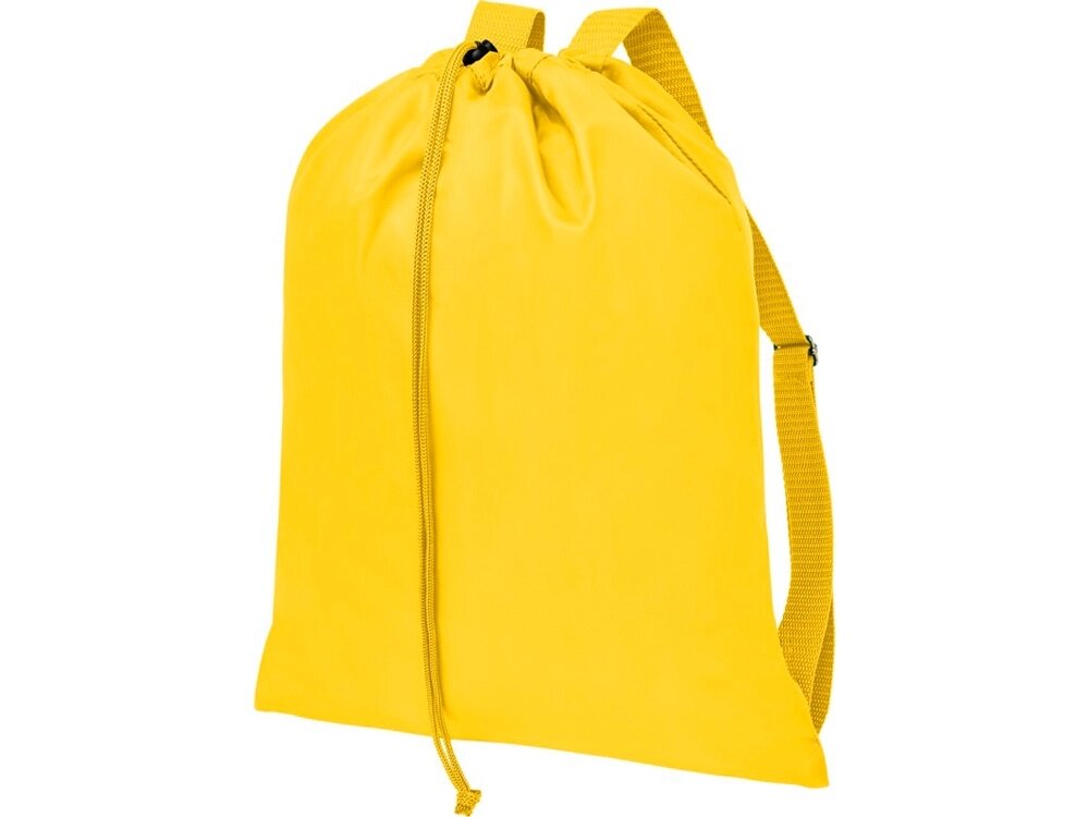 Рюкзак со шнурком и затяжками Oriole, желтый от компании ТОО VEER Company Group / Одежда и сувениры с логотипом - фото 1