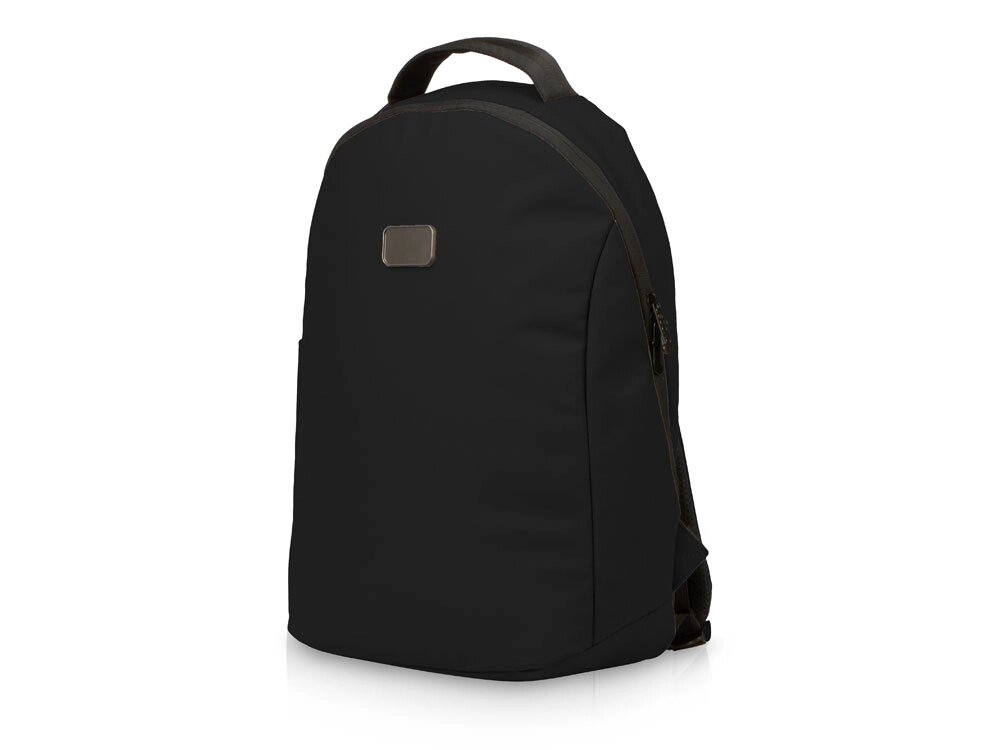Рюкзак Sofit для ноутбука из экокожи, черный от компании ТОО VEER Company Group / Одежда и сувениры с логотипом - фото 1