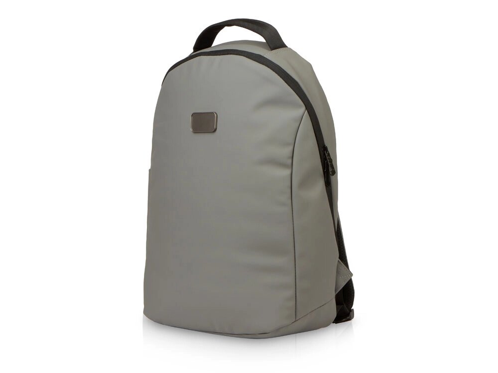 Рюкзак Sofit для ноутбука из экокожи, серый от компании ТОО VEER Company Group / Одежда и сувениры с логотипом - фото 1