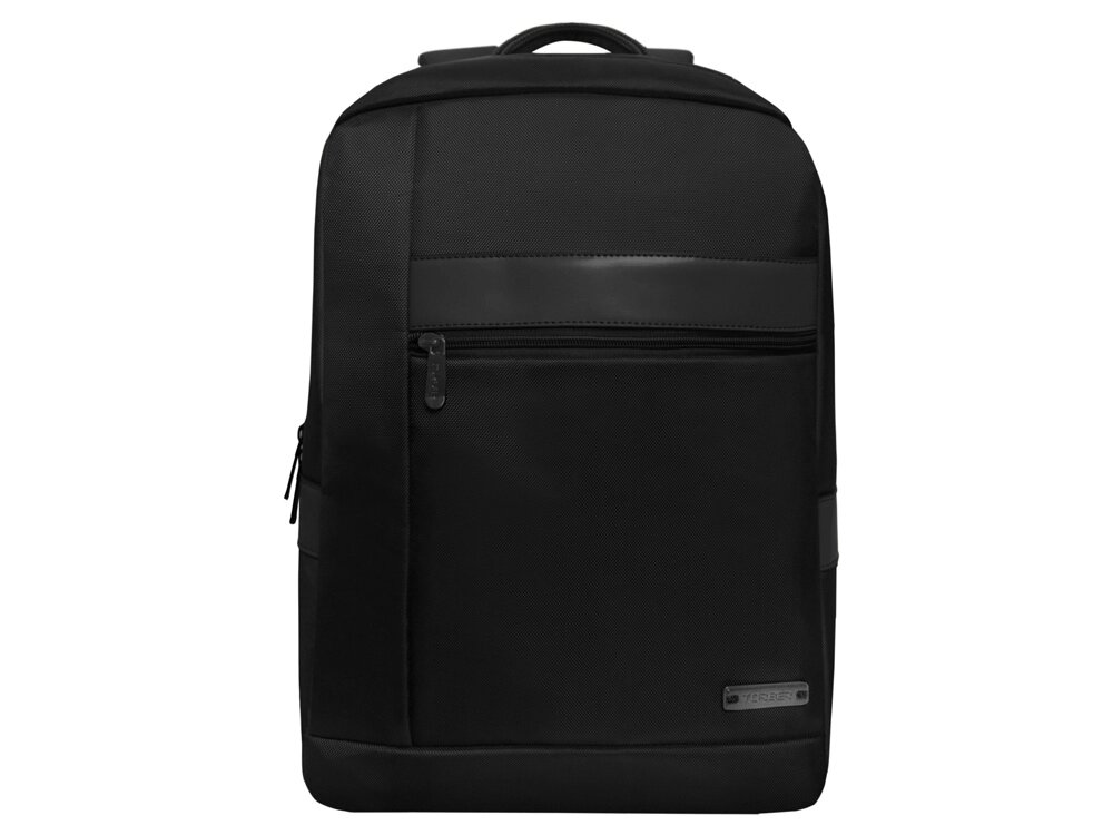 Рюкзак TORBER VECTOR с отделением для ноутбука 15,6, черный, полиэстер 840D, 44 х 30 x 9,5 см от компании ТОО VEER Company Group / Одежда и сувениры с логотипом - фото 1