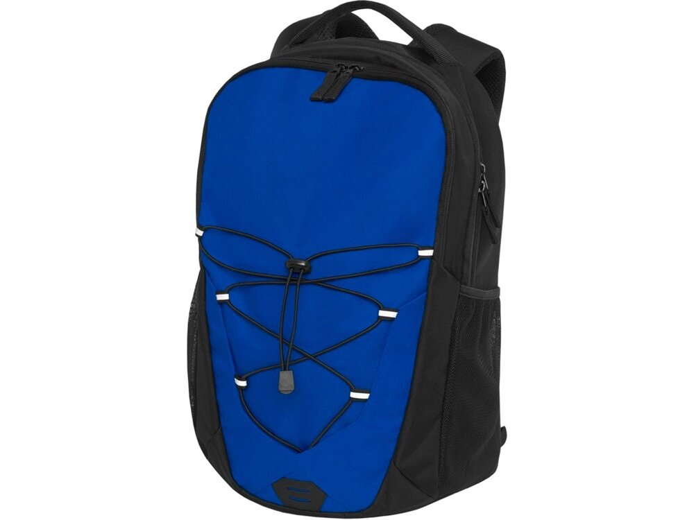 Рюкзак Trails, черный/ярко-синий от компании ТОО VEER Company Group / Одежда и сувениры с логотипом - фото 1