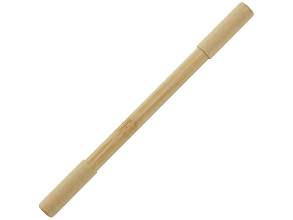 Samambu бамбуковая двойная ручка, черные чернила - Натуральный от компании ТОО VEER Company Group / Одежда и сувениры с логотипом - фото 1