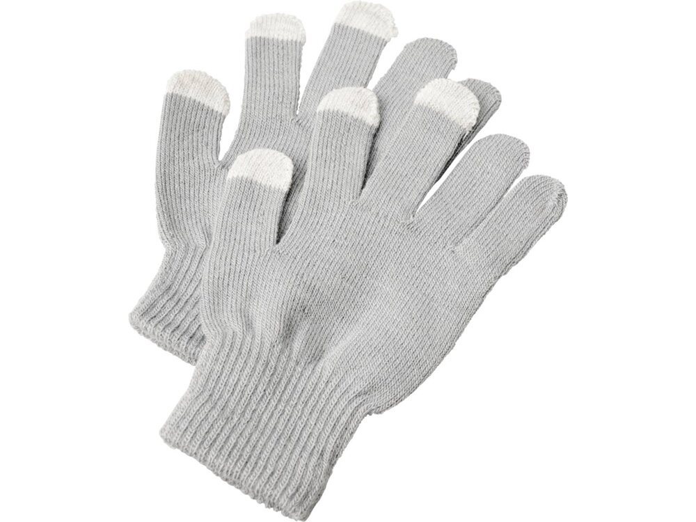 Сенсорные перчатки Billy, светло-серый от компании ТОО VEER Company Group / Одежда и сувениры с логотипом - фото 1