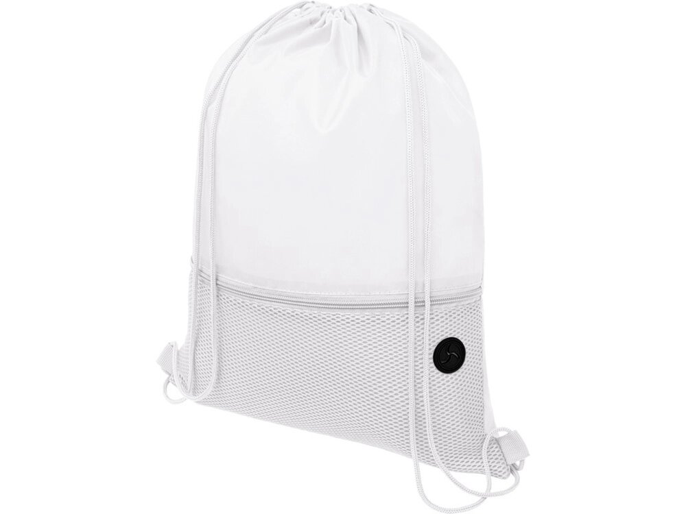 Сетчастый рюкзак со шнурком Oriole, белый от компании ТОО VEER Company Group / Одежда и сувениры с логотипом - фото 1
