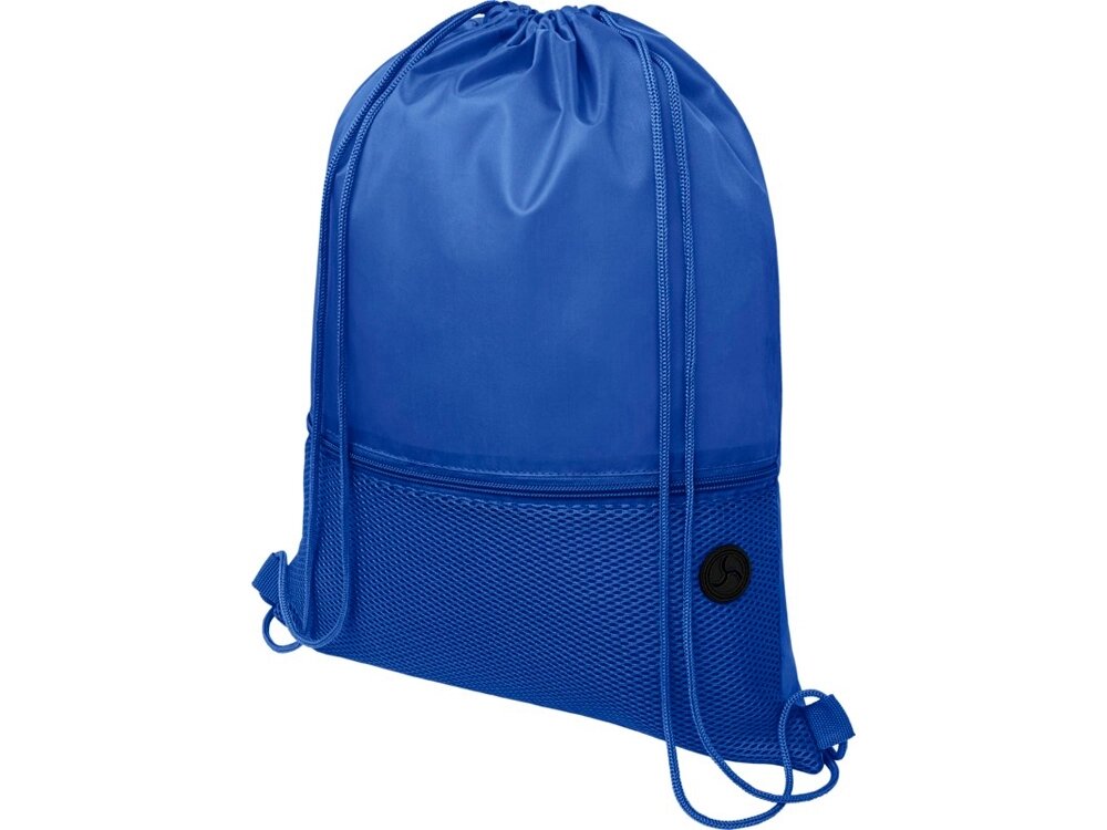 Сетчастый рюкзак со шнурком Oriole, синий от компании ТОО VEER Company Group / Одежда и сувениры с логотипом - фото 1