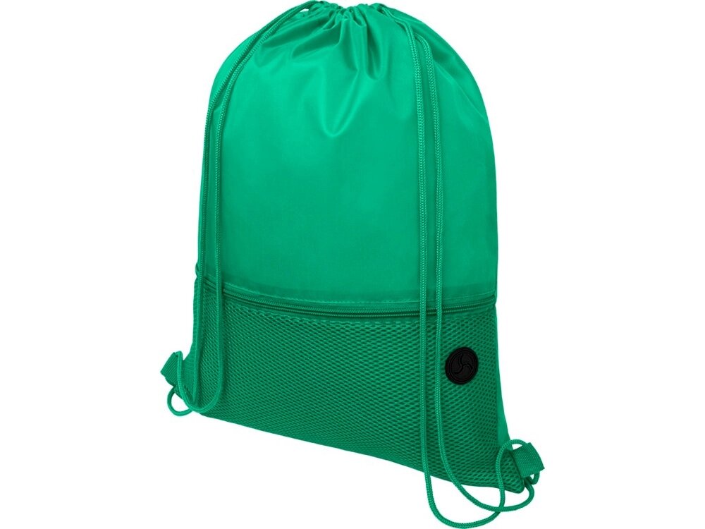 Сетчастый рюкзак со шнурком Oriole, зеленый от компании ТОО VEER Company Group / Одежда и сувениры с логотипом - фото 1