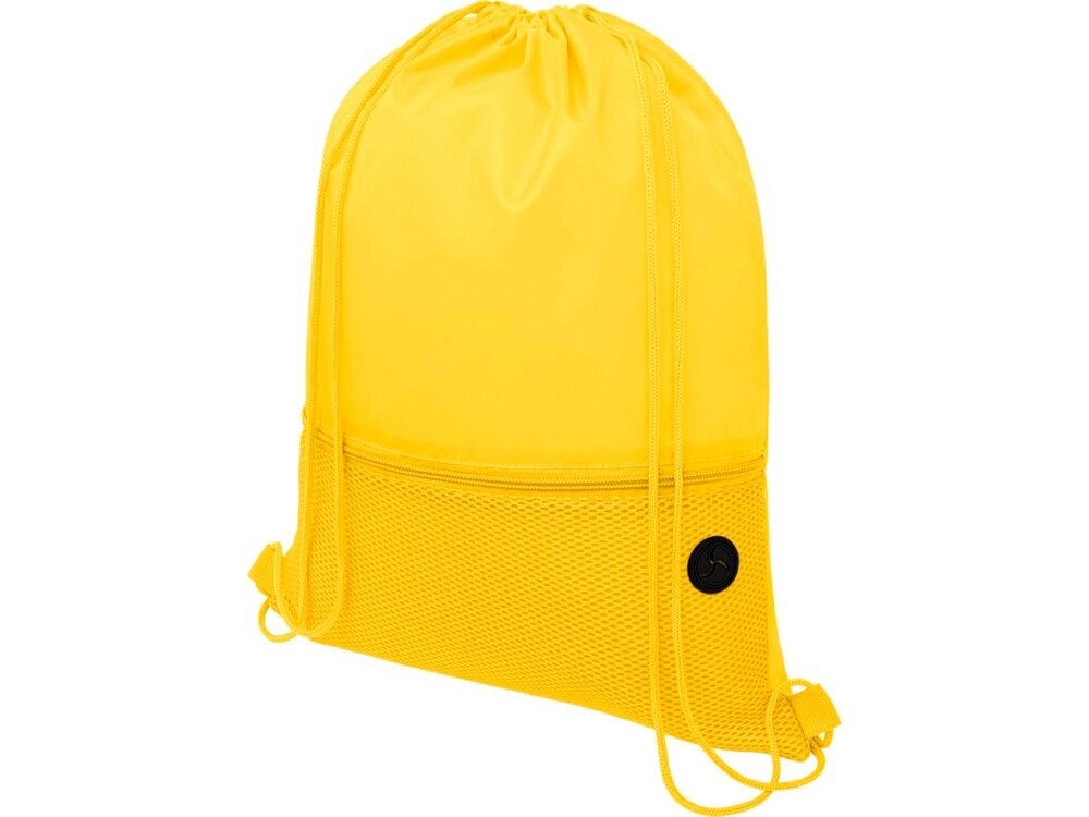 Сетчастый рюкзак со шнурком Oriole, желтый от компании ТОО VEER Company Group / Одежда и сувениры с логотипом - фото 1