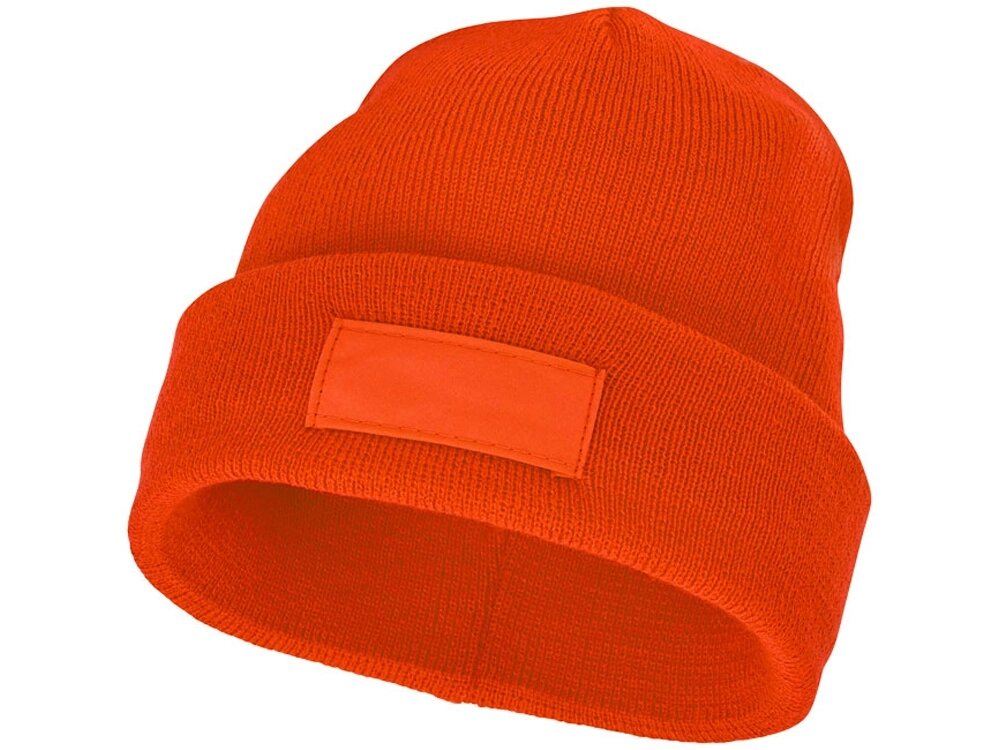 Шапка Boreas с нашивками, оранжевый от компании ТОО VEER Company Group / Одежда и сувениры с логотипом - фото 1
