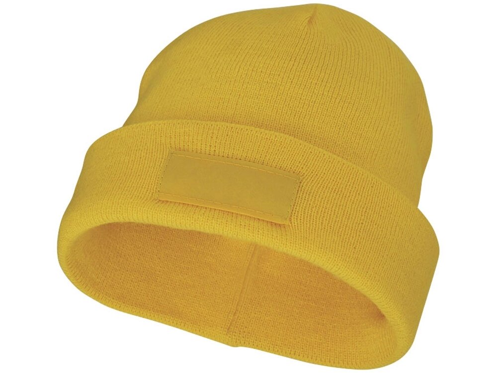 Шапка Boreas с нашивками, желтый от компании ТОО VEER Company Group / Одежда и сувениры с логотипом - фото 1