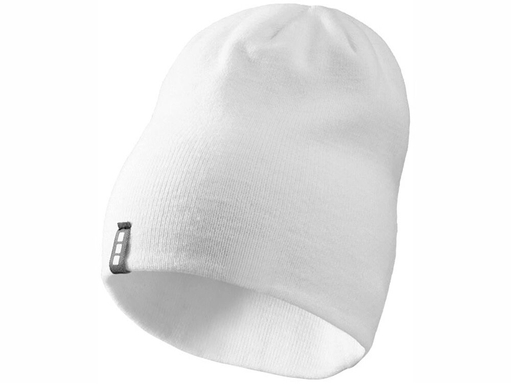 Шапка Level, белый от компании ТОО VEER Company Group / Одежда и сувениры с логотипом - фото 1