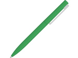 Шариковая ручка Bright F Gum soft-touch, зеленый