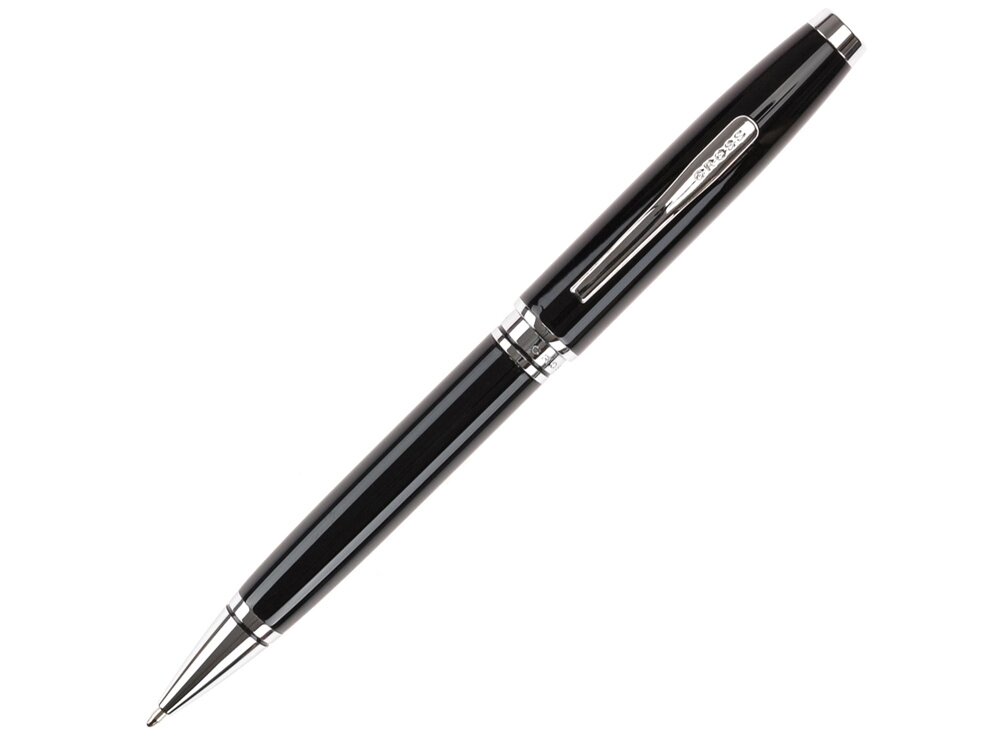 Шариковая ручка Cross Coventry Black Lacquer, черный от компании ТОО VEER Company Group / Одежда и сувениры с логотипом - фото 1