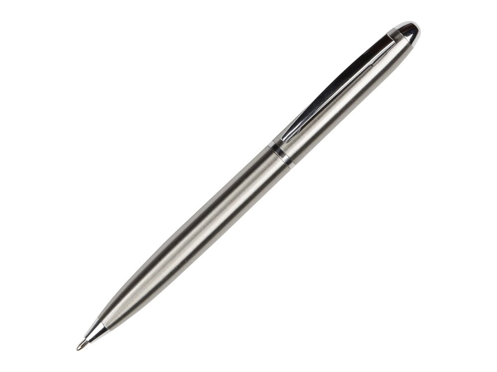 Шариковая ручка из переработанной стали Metalix, серебристая от компании ТОО VEER Company Group / Одежда и сувениры с логотипом - фото 1