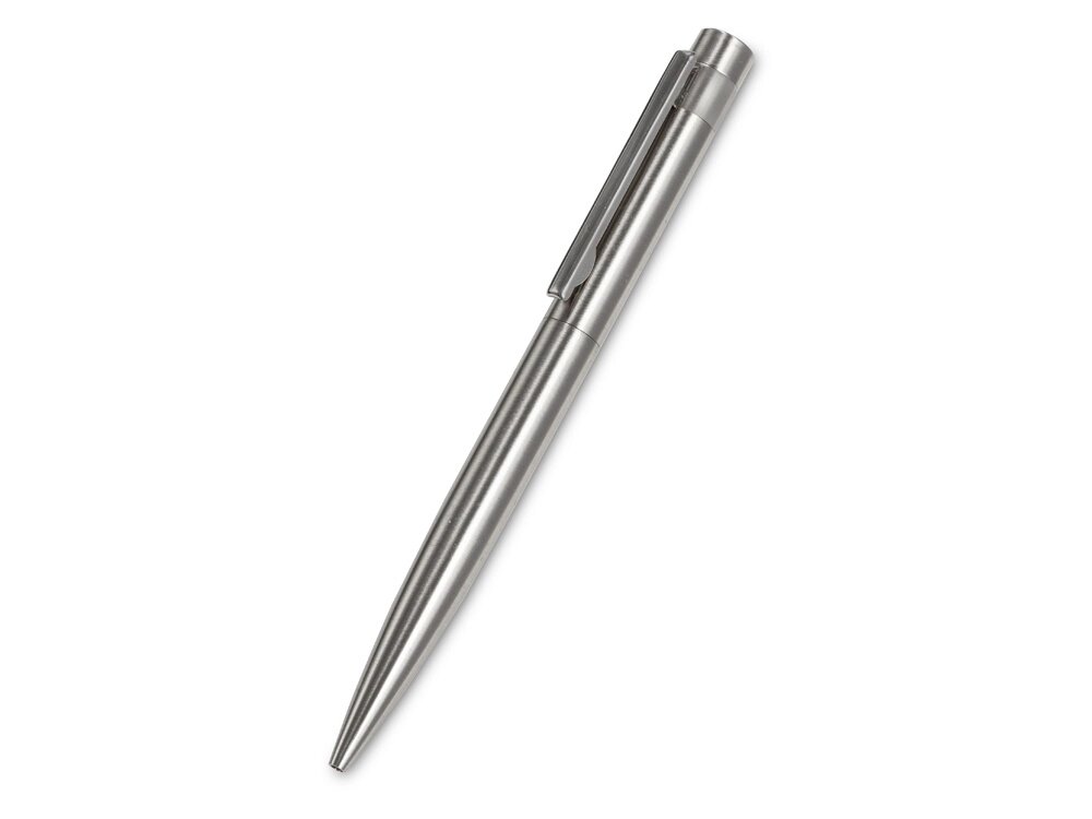 Шариковая ручка из переработанной стали Steelite, серебристая от компании ТОО VEER Company Group / Одежда и сувениры с логотипом - фото 1